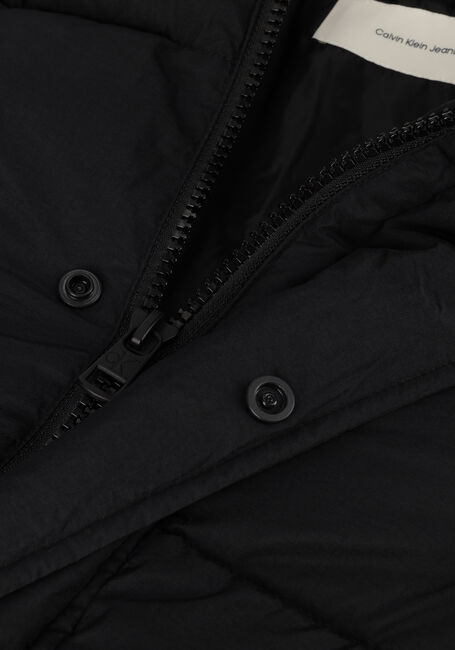 Zwarte CALVIN KLEIN Gewatteerde jas ESSENTIALS NON DOWN LONG PARKA Zwarte CALVIN KLEIN Gewatteerde jas ESSENTIALS NON DOWN LONG PARKA - large