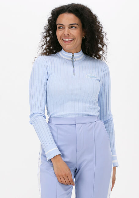 Blauwe COLOURFUL REBEL Trui ARIA ZIPPER SWEATER - large