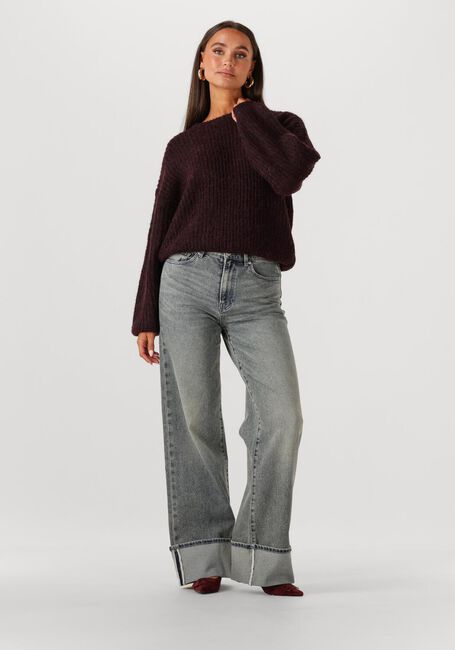 Bordeaux WITHBLACK Trui WBLOPHELIA LS PULLOVER - large