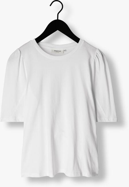 Witte MSCH COPENHAGEN T-shirt TIFFA ORGANIC 2/4 PUFF TEE - large