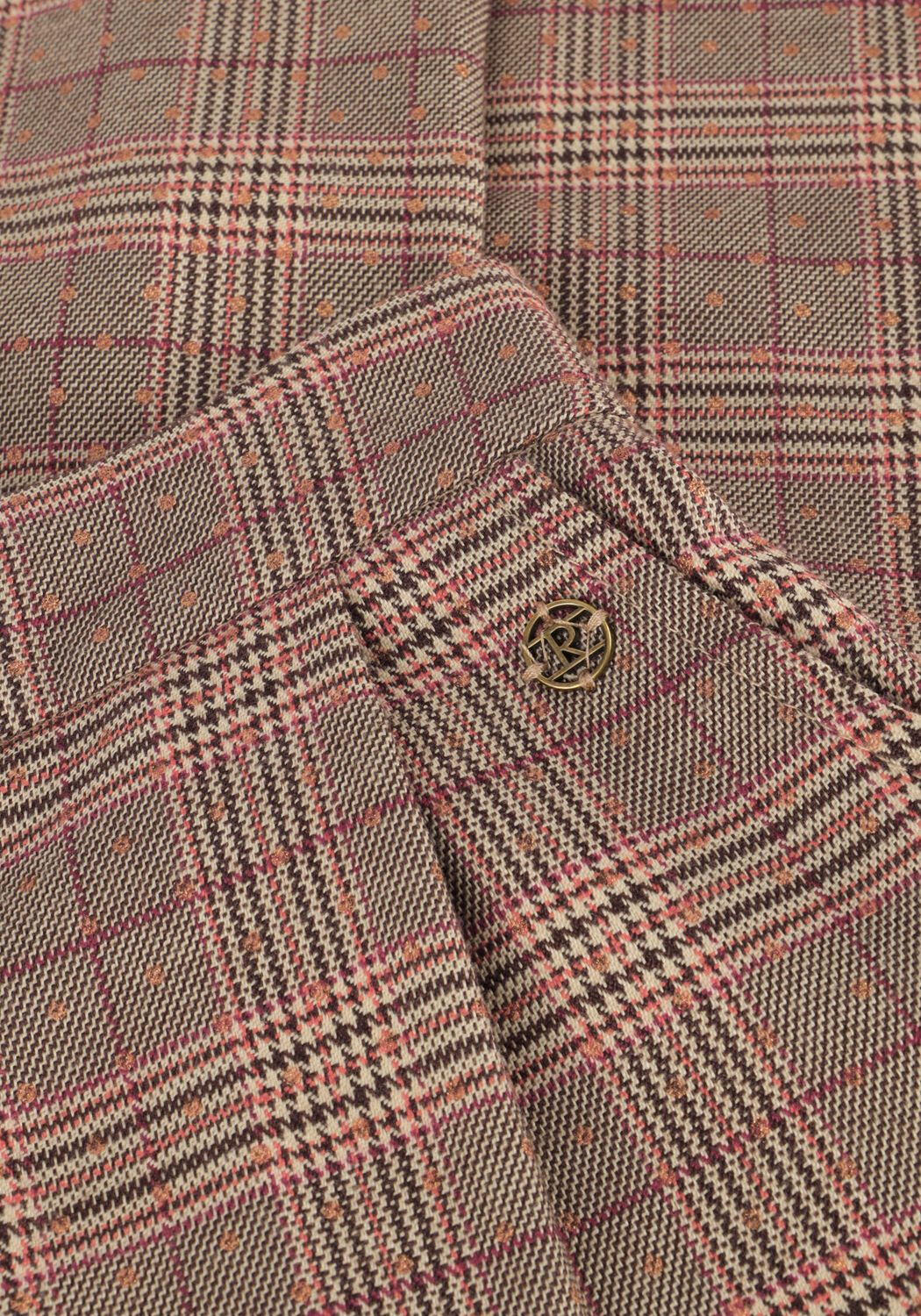 Bruine RETOUR Flared broek KEE - large