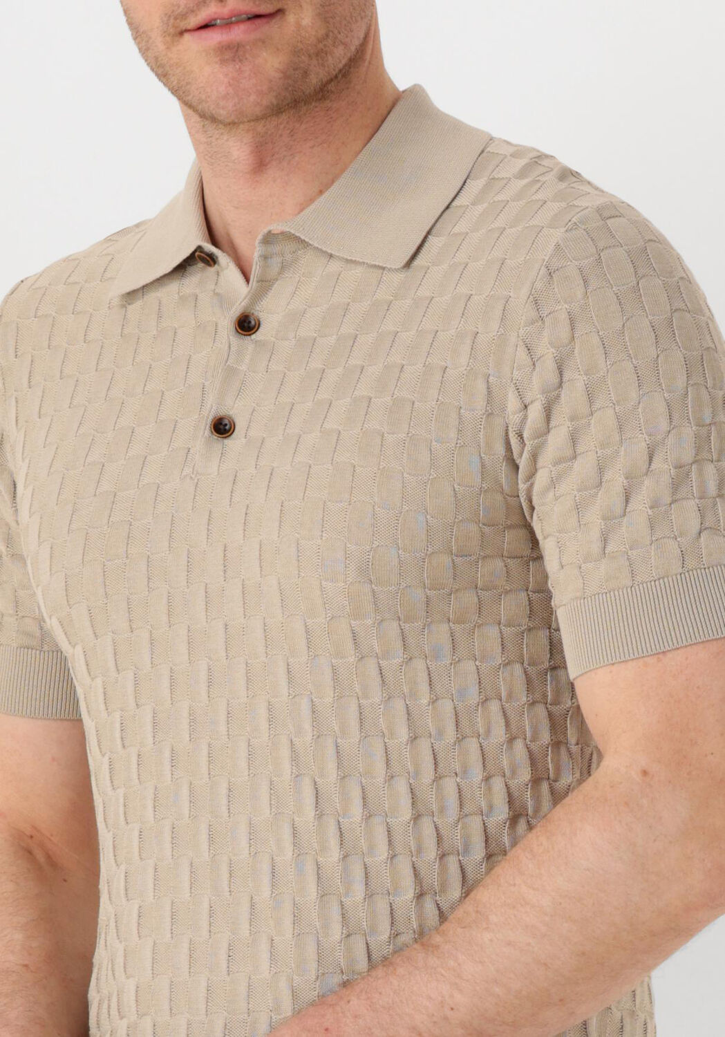 MATINIQUE Heren Polo's & T-shirts Mapolo Bb Heritage Taupe