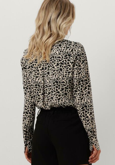 Zwarte ANOTHER LABEL Blouses DREISER CROC SHIRT L/S - large