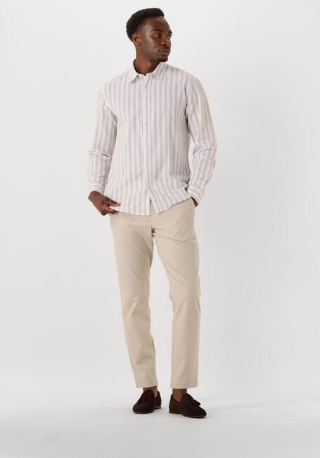 Beige SELECTED HOMME Casual overhemd SLHSLIM-SUN SHIRT LS NOOS - large