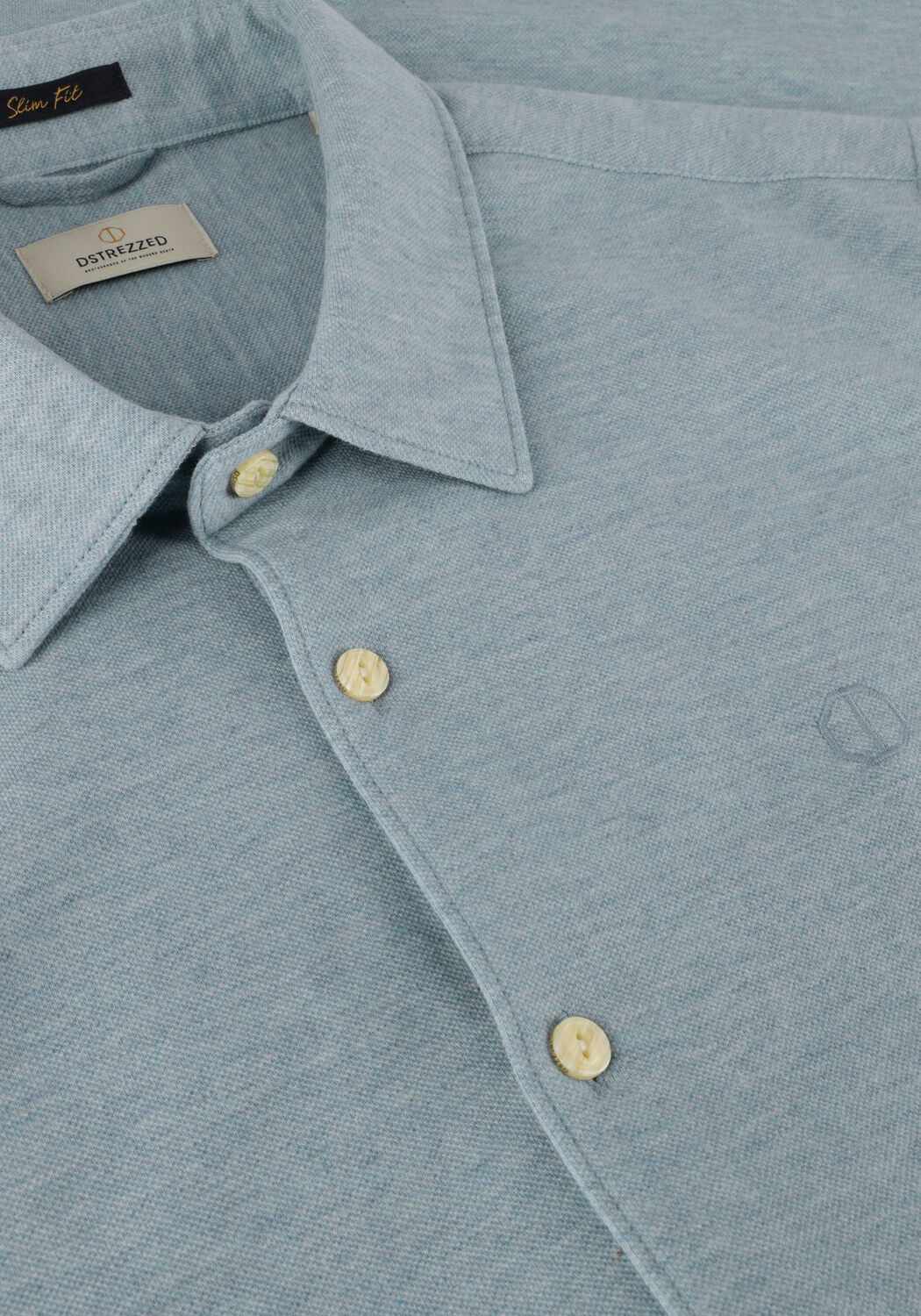 Blauwe DSTREZZED Casual overhemd DS_LAYTON SHIRT - large