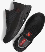 Zwarte RED-RAG Lage sneakers 13801 - medium