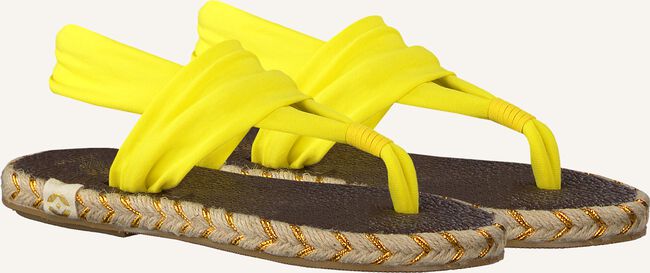 Gele NALHO Platte sandalen GANIKA SOLID Gele NALHO Platte sandalen GANIKA SOLID - large