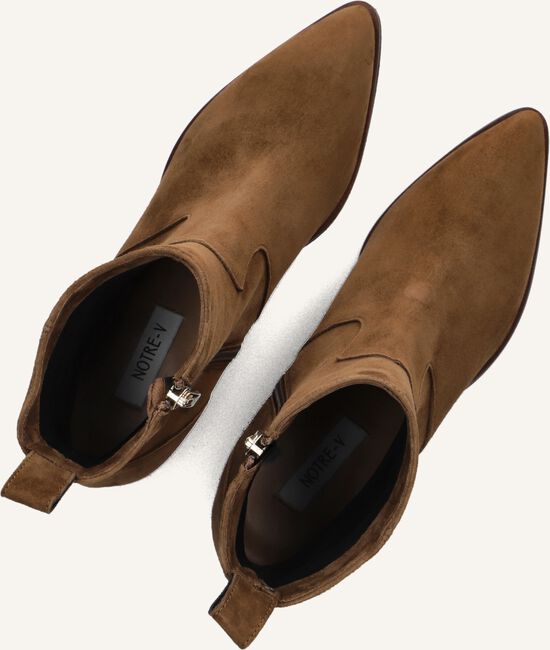 Cognac NOTRE-V Enkellaarsjes 3221 Cognac NOTRE-V Enkellaarsjes 3221 - large