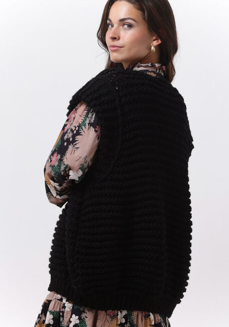 Zwarte NOTRE-V Gilet KNIT GILET - large