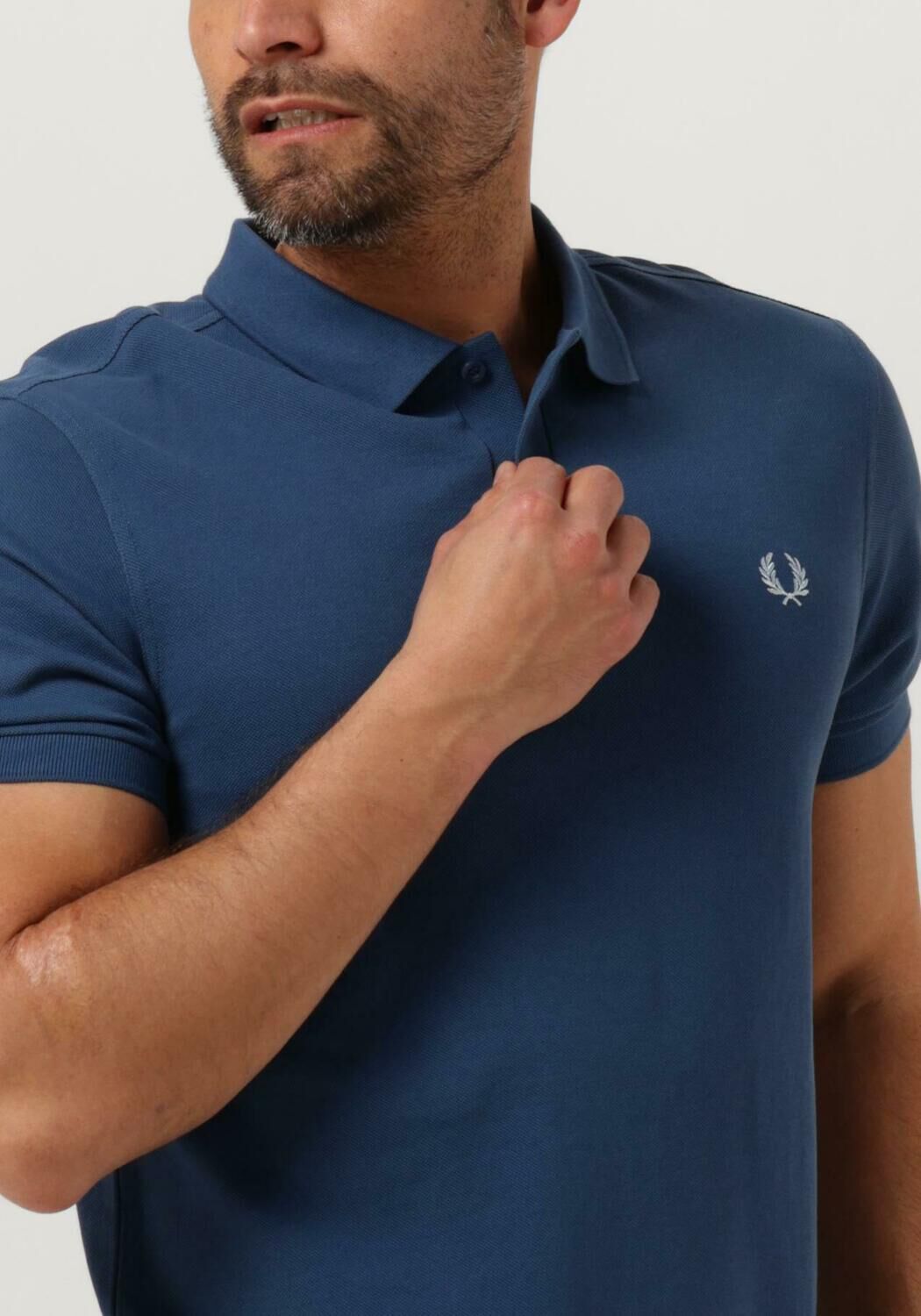 FRED PERRY Heren Polo's & T-shirts The Plain Shirt Blauw