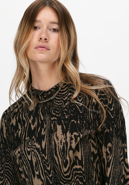 Bruine MODSTRÖM Blouses MAE PRINT SHIRT - large