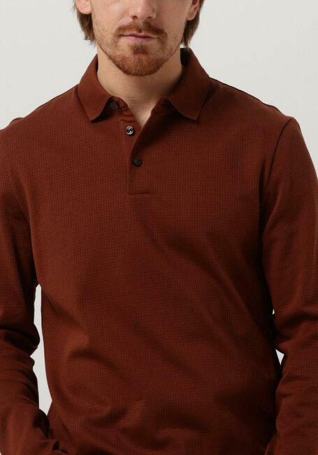 Bruine BOSS BLACK Polo PLEINS 31 - large