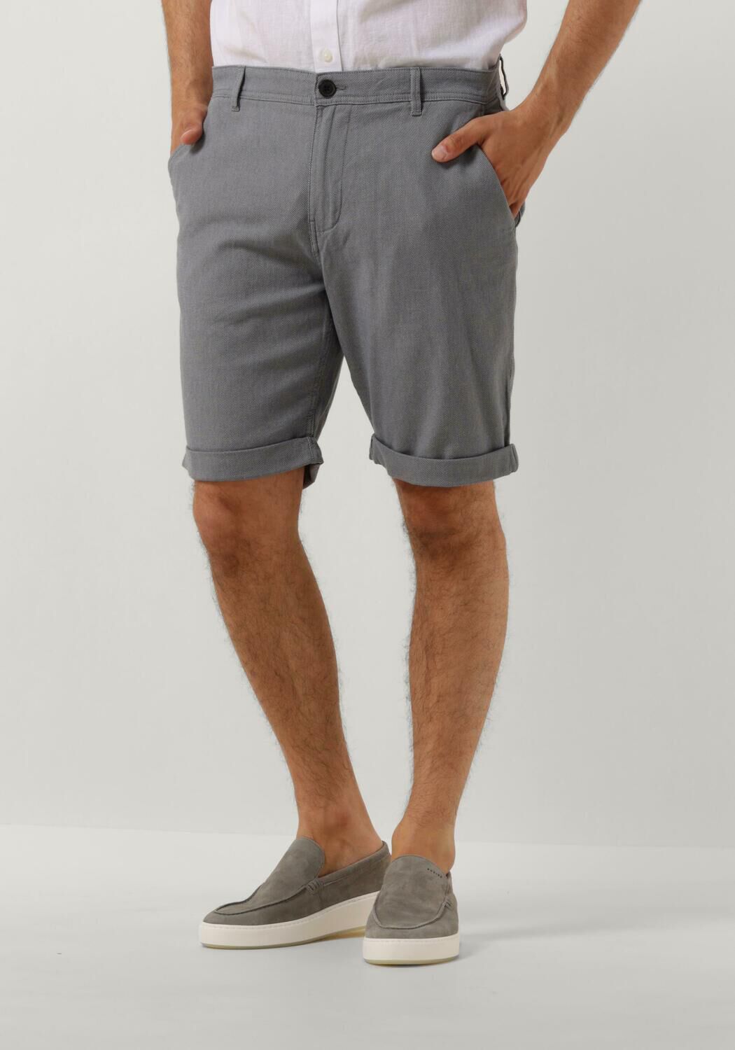 SELECTED HOMME Heren Broeken Slhslim-luton Flex Shorts Lichtblauw