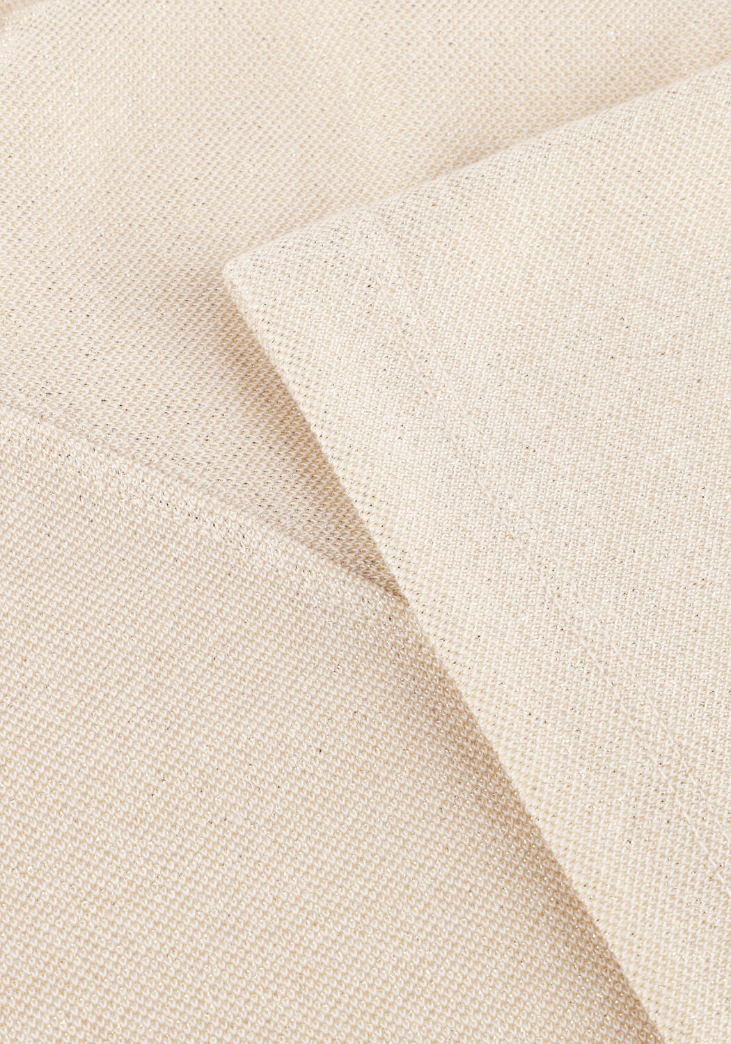 Beige SUMMUM T-shirt TOP BOXY TEE SPARKLE - large