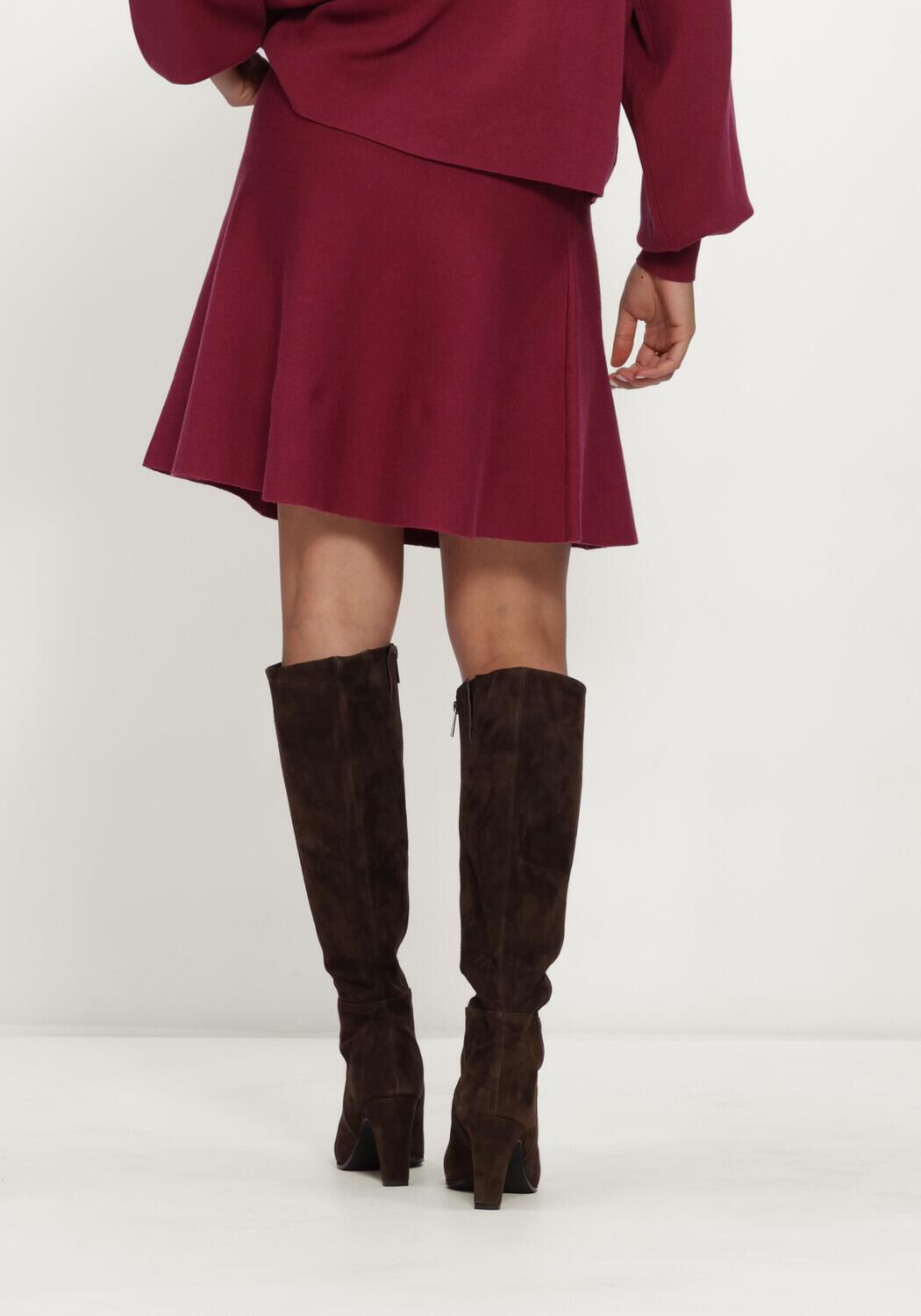 Bordeaux MSCH COPENHAGEN Minirok MSCHMERCY EAST SKIRT - large