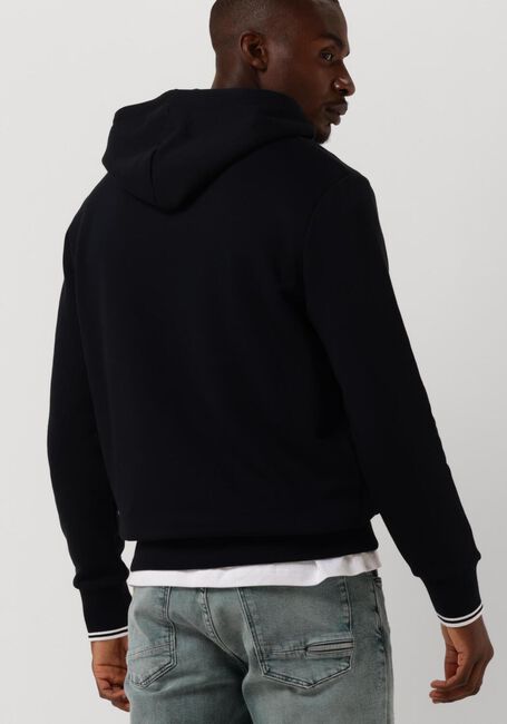 Donkerblauwe FRED PERRY Truien/vesten TIPPED HOODED SWEATSHIRT - large