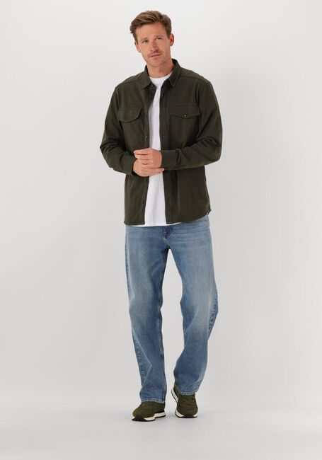 Grijze G-STAR RAW Casual overhemd MARINE JERSEY SHIRT L\S - large