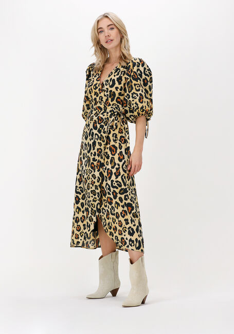 Beige FABIENNE CHAPOT Midi jurk CHARLIE DRESS - large