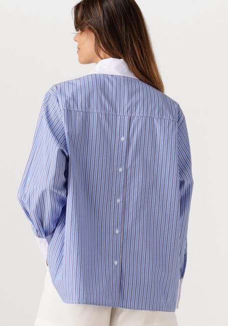 Lichtblauwe OMODA ATELIER Blouses OM-ISOLDE X IRIS - large