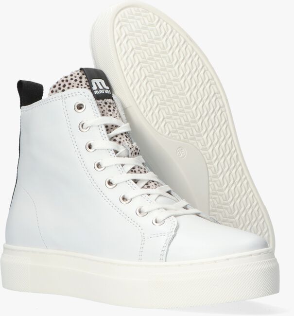 Witte MARUTI Hoge sneaker TERRY - large