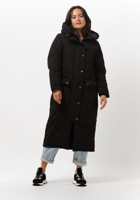 Zwarte OBJECT Gewatteerde jas KATIE LONG COAT Zwarte OBJECT Gewatteerde jas KATIE LONG COAT - large