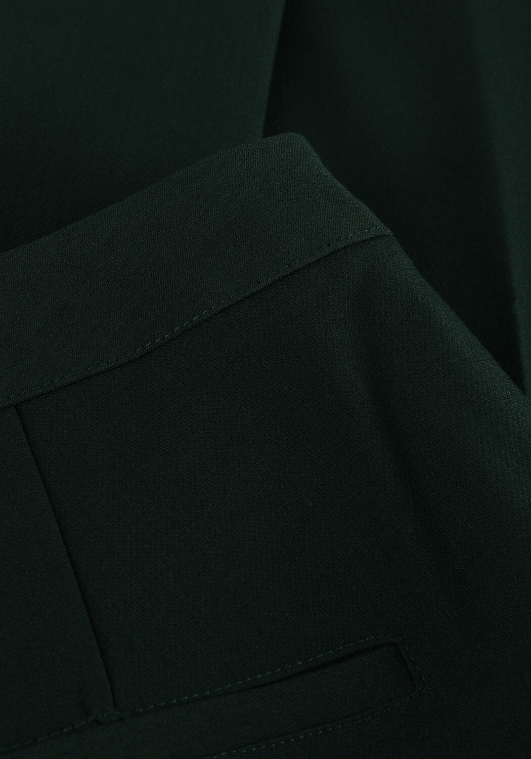 Donkergroene ANOTHER LABEL Wijde broek MOORE PANTS - large