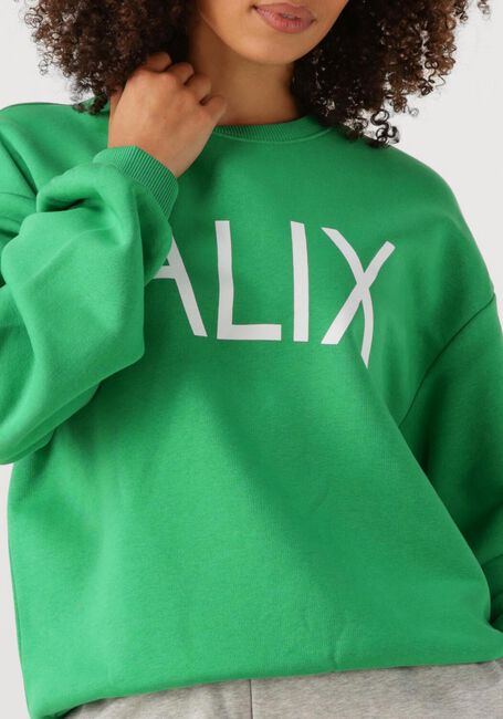 Groene ALIX THE LABEL Trui LADIES KNITTED CLEAN LOGO SWEATER - large
