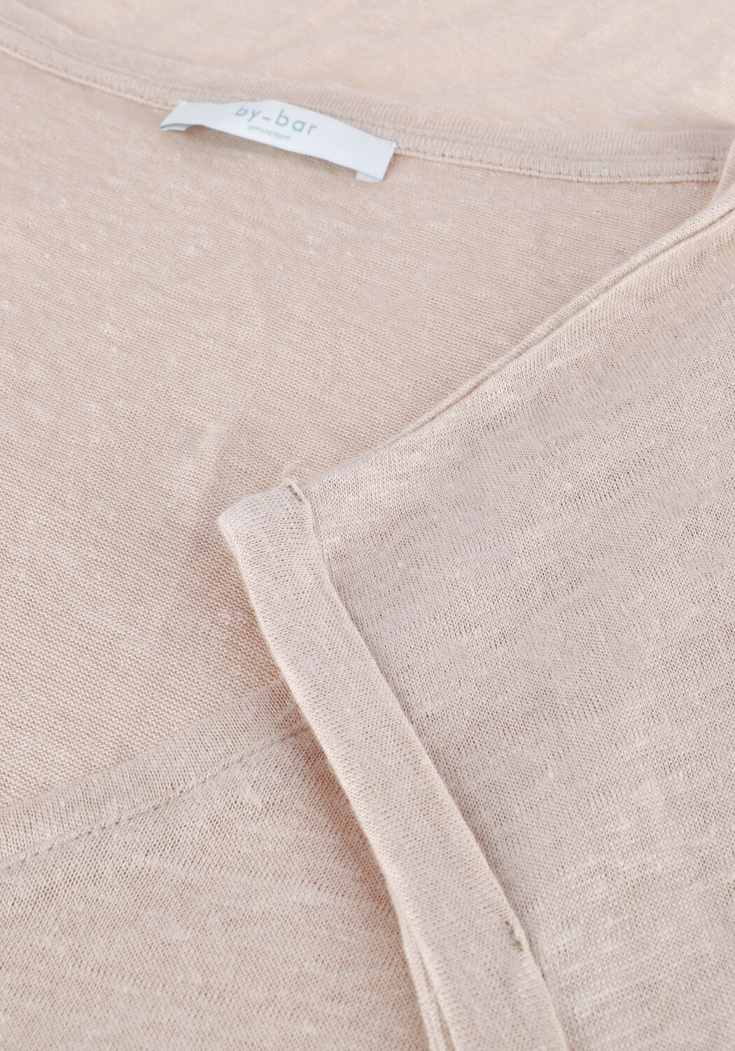 Zand BY-BAR T-shirt MILA LINEN TOP - large