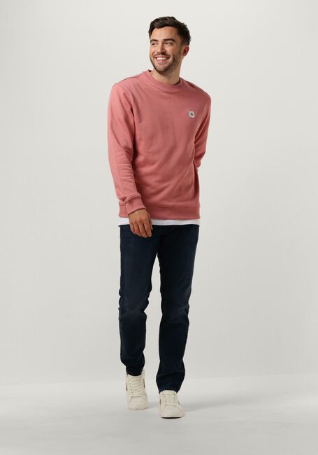 Roze SCOTCH & SODA Trui ESSENTIAL LOGO BADGE SWEATSHIRT - large