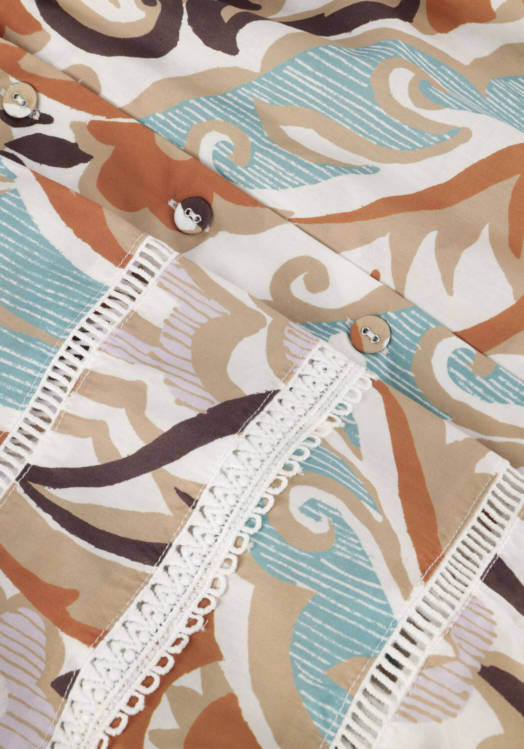 Bruine DEA KUDIBAL Maxi jurk ELINA - large