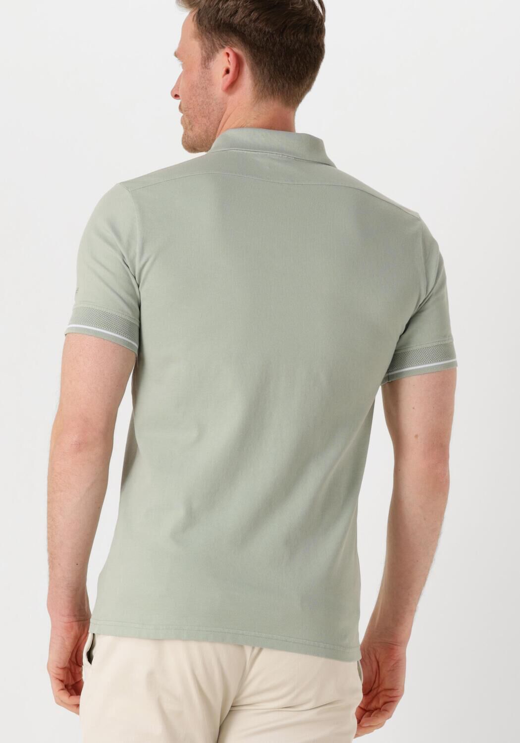 GENTI Heren Polo's & T-shirts Polo 3 Button Ss J2001-1212 Mint