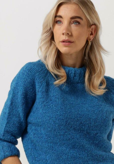 Blauwe PENN & INK Trui PULLOVER 3/4 - large