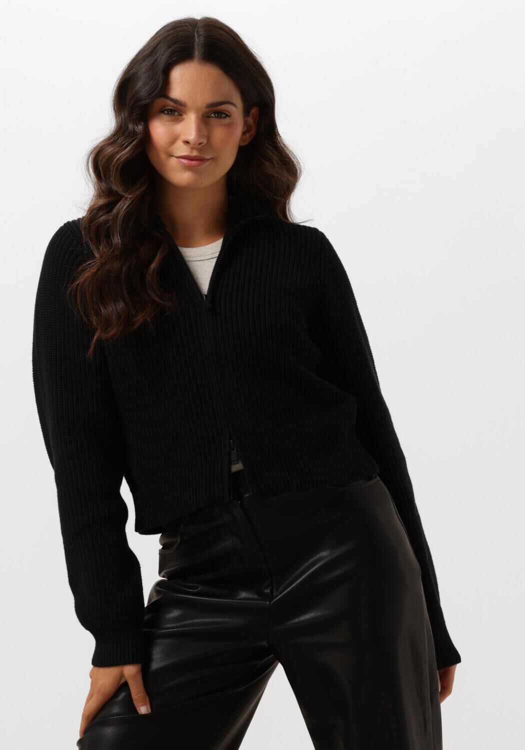 ENVII Dames Truien & Vesten Enbessie Ls Cardigan 5190 Zwart