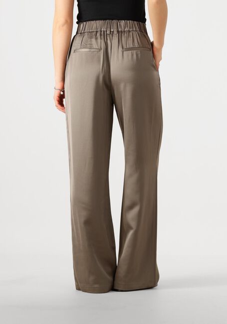 Taupe WITHBLACK Pantalon WBLMILAN SATEEN WIDE PANT - large