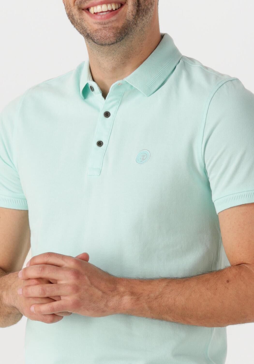 CAST IRON Heren Polo's & T-shirts Short Sleeve Polo Essential Mint