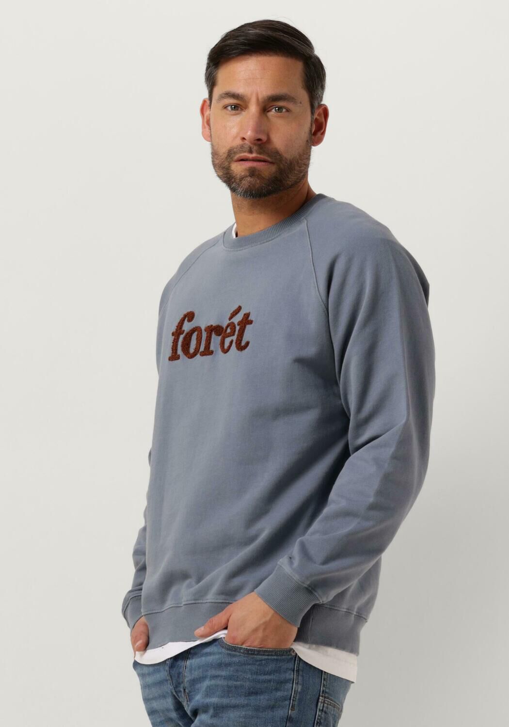 FORÉT Forét Heren Truien & Vesten Spruce Sweatshirt Blauw