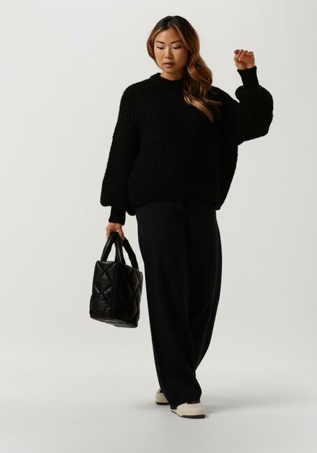 Zwarte PENN & INK Trui PULLOVER KNITT - large