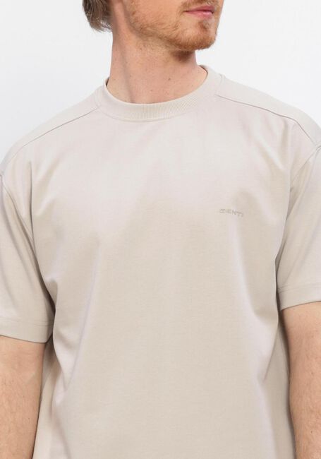 Beige GENTI T-shirt T-SHIRT SS 1227 - large