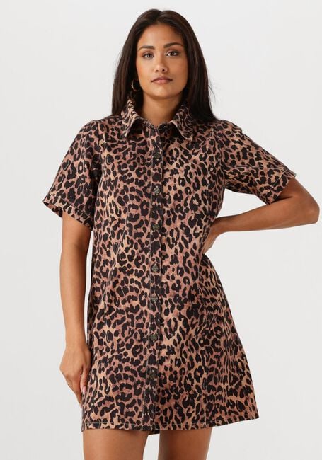 Bruine HARPER & YVE Mini jurk SARAH-DR - large