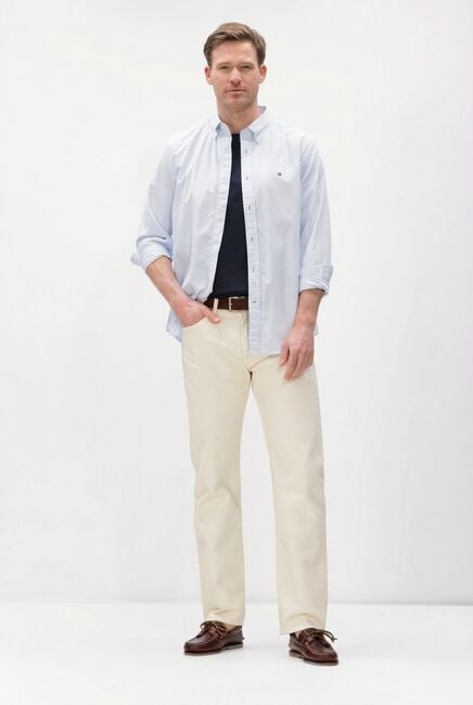 Lichtblauwe TOMMY HILFIGER Casual overhemd CORE HAIRLINE POPLIN RF SHIRT - large