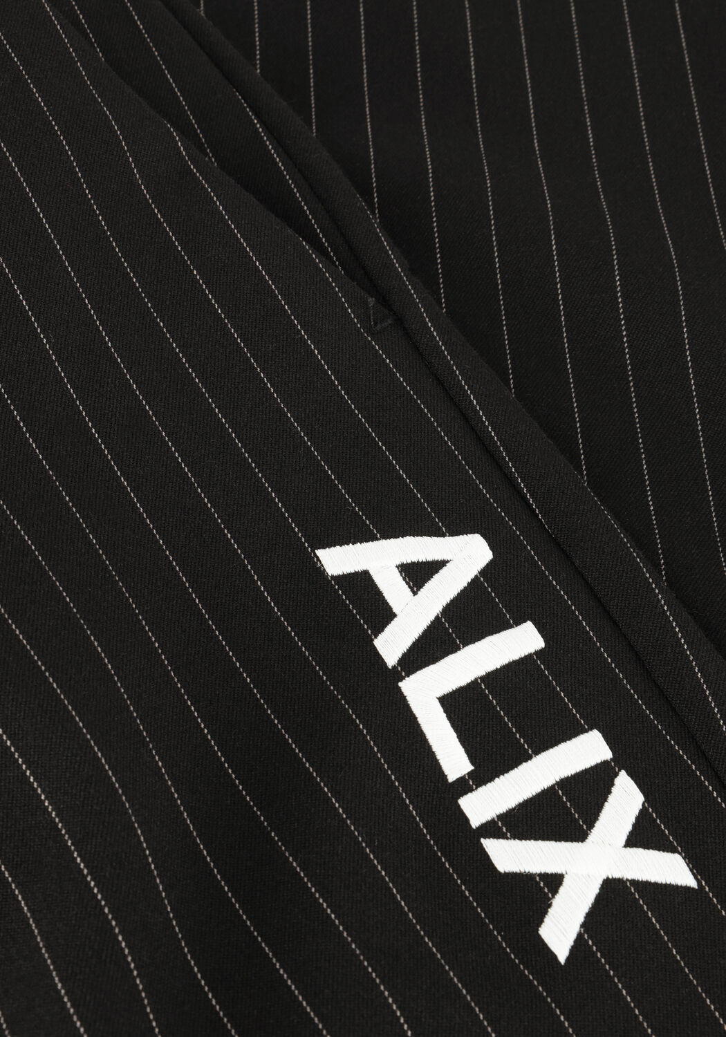 Zwarte ALIX THE LABEL Pantalon LADIES WOVEN RELAXED MIXED SUIT PANTS - large