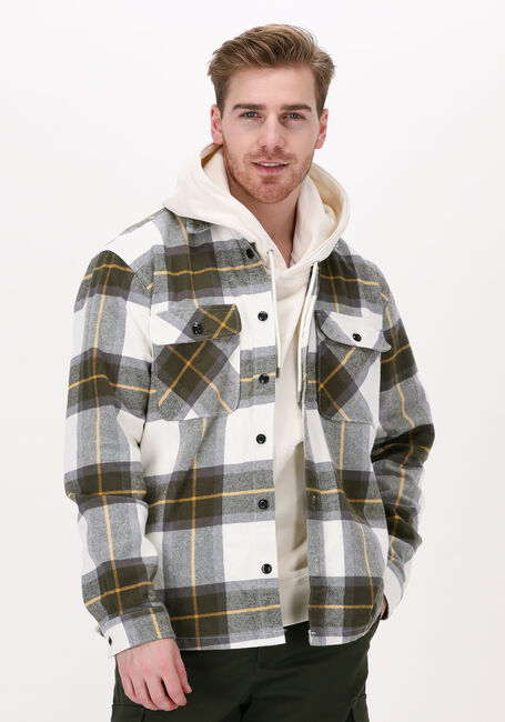 Donkergroene SELECTED HOMME Overshirt SLHLOOSEJAX OVERSHIRT LS W - large