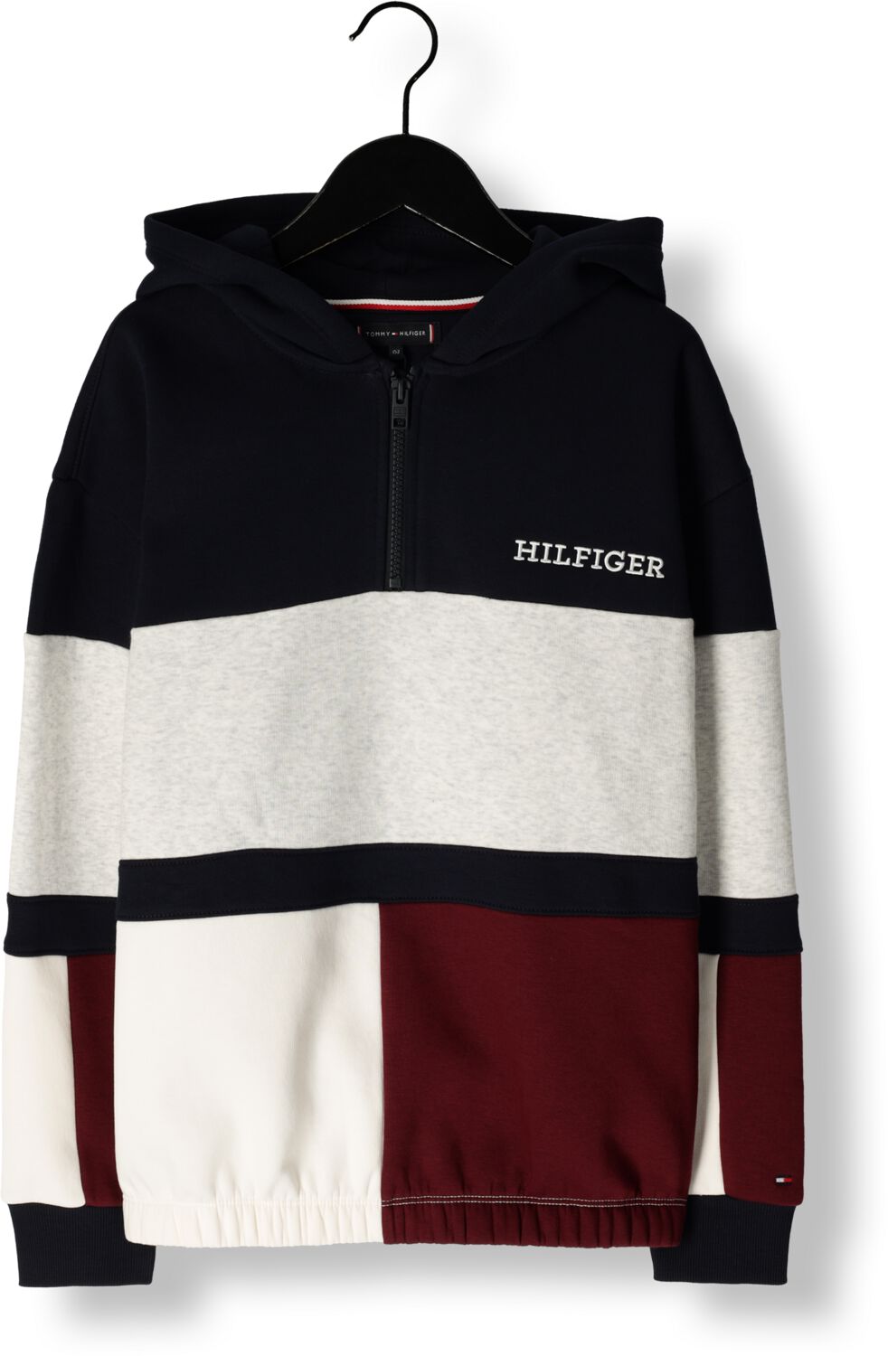 TOMMY HILFIGER Jongens Truien & Vesten Clrblock Fleece Zipup Hoodie Blauw