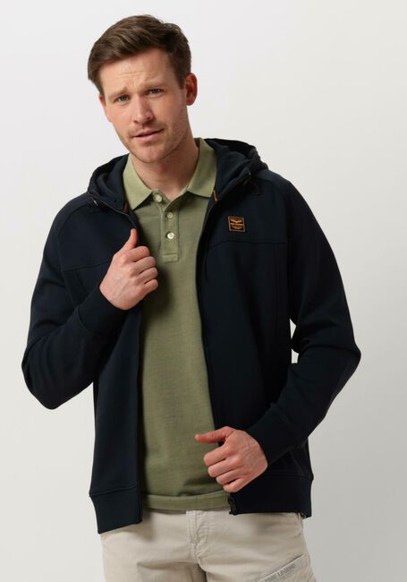 Blauwe PME LEGEND Jack ZIP JACKET INTERLOCK SWEAT - large