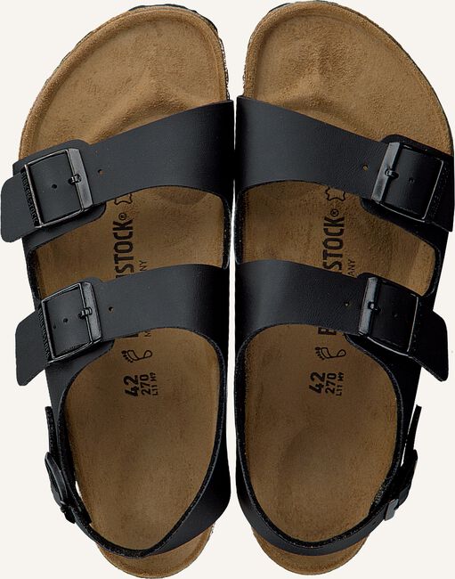 Zwarte BIRKENSTOCK Platte sandalen MILANO HEREN Zwarte BIRKENSTOCK Platte sandalen MILANO HEREN - large