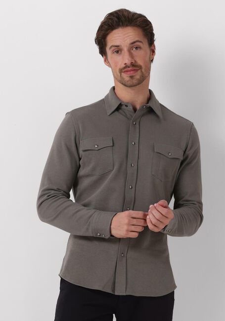 Groene PROFUOMO Casual overhemd OVERSHIRT WESTER - large