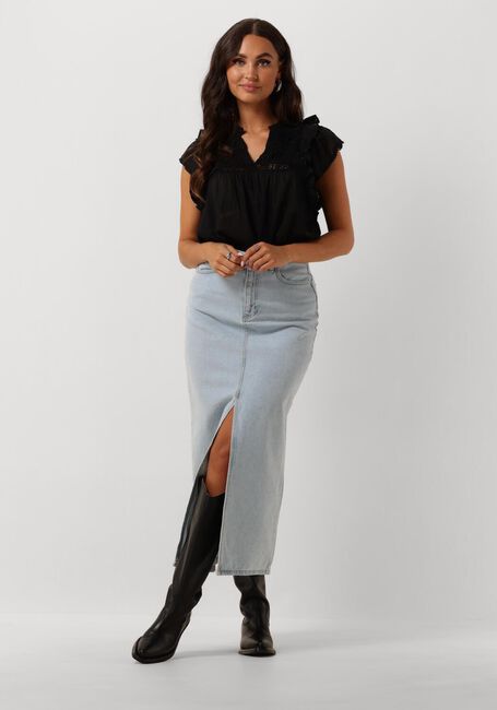 Zwarte NEO NOIR Blouses JAYLA S VOILE TOP - large