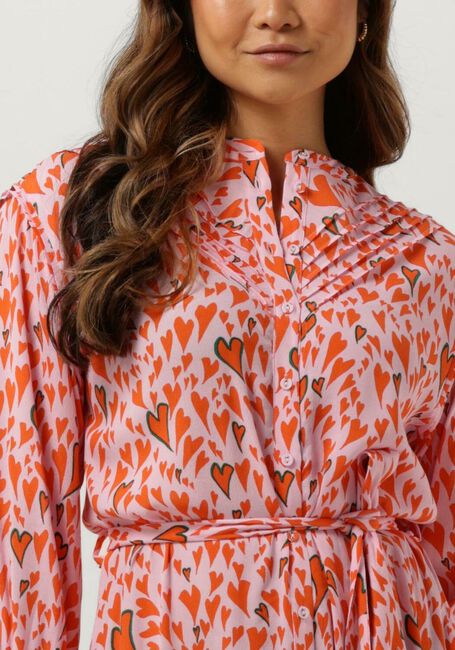Roze POM AMSTERDAM Midi jurk DRESS STELLA 7249 - large