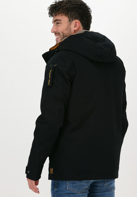 Zwarte PME LEGEND  SEMI LONG JACKET SNOWPACK ICON - large