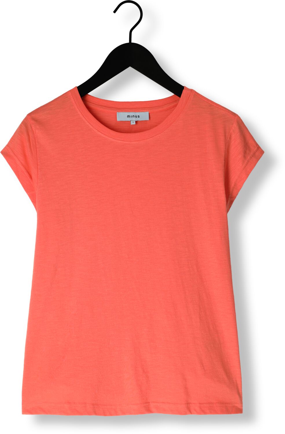 MINUS Dames Tops & T-shirts Leti Tee Koraal